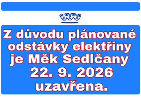 ⚡ Omezení provozu knihovny 22. 9. 2026